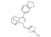 (3R*,3aR*,7aR*)-3-(1,3-benzodioxol-5-yl)-1-[(2-methyl-1,3-thiazol-4-yl)methyl]octahydro-4,7-ethanopyrrolo[3,2-b]pyridine