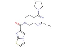 7-(imidazo[2,1-b][1,3]thiazol-6-ylcarbonyl)-2-methyl-4-pyrrolidin-1-yl-5,6,7,8-tetrahydropyrido[3,4-d]pyrimidine