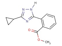 methyl 2-(3-cyclopropyl-1H-1,2,4-triazol-5-yl)benzoate