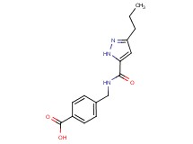 4-({[(3-propyl-1H-pyrazol-5-yl)carbonyl]amino}methyl)benzoic acid