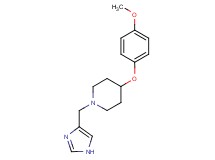 1-(1H-imidazol-4-ylmethyl)-4-(4-methoxyphenoxy)piperidine