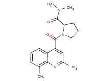 1-[(2,8-dimethylquinolin-4-yl)carbonyl]-N,N-dimethylprolinamide