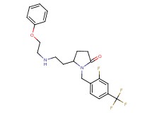 1-[2-fluoro-4-(trifluoromethyl)benzyl]-5-{2-[(2-phenoxyethyl)amino]ethyl}-2-pyrrolidinone