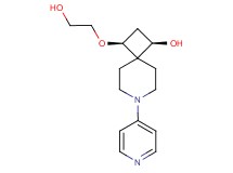 (1R*,3S*)-3-(2-hydroxyethoxy)-7-(4-pyridinyl)-7-azaspiro[3.5]nonan-1-ol