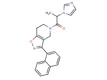 5-[2-(1H-imidazol-1-yl)propanoyl]-3-(1-naphthyl)-4,5,6,7-tetrahydroisoxazolo[4,5-c]pyridine