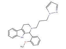 1-(2-methoxyphenyl)-2-[3-(1H-pyrazol-1-yl)propyl]-2,3,4,9-tetrahydro-1H-beta-carboline