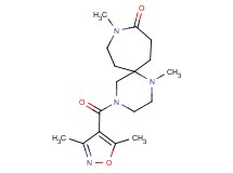 4-[(3,5-dimethylisoxazol-4-yl)carbonyl]-1,9-dimethyl-1,4,9-triazaspiro[5.6]dodecan-10-one