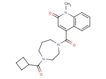 4-{[4-(cyclobutylcarbonyl)-1,4-diazepan-1-yl]carbonyl}-1-methylquinolin-2(1H)-one