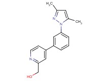 {4-[3-(3,5-dimethyl-1H-pyrazol-1-yl)phenyl]pyridin-2-yl}methanol