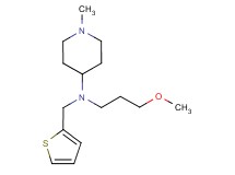 N-(3-methoxypropyl)-1-methyl-N-(2-thienylmethyl)-4-piperidinamine