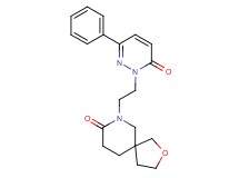 7-[2-(6-oxo-3-phenylpyridazin-1(6H)-yl)ethyl]-2-oxa-7-azaspiro[4.5]decan-8-one