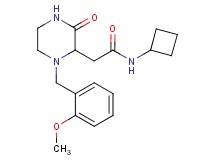 N-cyclobutyl-2-[1-(2-methoxybenzyl)-3-oxo-2-piperazinyl]acetamide