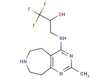 1,1,1-trifluoro-3-[(2-methyl-6,7,8,9-tetrahydro-5H-pyrimido[4,5-d]azepin-4-yl)amino]-2-propanol dihydrochloride