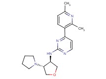 4-(2,6-dimethylpyridin-3-yl)-N-[(3R*,4R*)-4-pyrrolidin-1-yltetrahydrofuran-3-yl]pyrimidin-2-amine