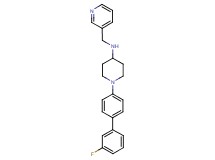 1-(3'-fluoro-4-biphenylyl)-N-(3-pyridinylmethyl)-4-piperidinamine