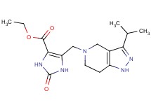 ethyl 5-[(3-isopropyl-1,4,6,7-tetrahydro-5H-pyrazolo[4,3-c]pyridin-5-yl)methyl]-2-oxo-2,3-dihydro-1H-imidazole-4-carboxylate