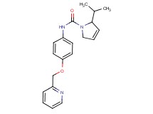2-isopropyl-N-[4-(pyridin-2-ylmethoxy)phenyl]-2,5-dihydro-1H-pyrrole-1-carboxamide