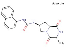 N-[(3R,7S,8aS)-3-methyl-1,4-dioxooctahydropyrrolo[1,2-a]pyrazin-7-yl]-N'-1-naphthylurea