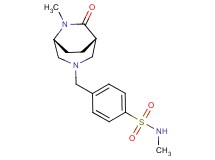 N-methyl-4-{[(1S*,5R*)-6-methyl-7-oxo-3,6-diazabicyclo[3.2.2]non-3-yl]methyl}benzenesulfonamide