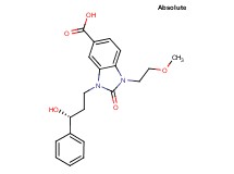 3-[(3R)-3-hydroxy-3-phenylpropyl]-1-(2-methoxyethyl)-2-oxo-2,3-dihydro-1H-benzimidazole-5-carboxylic acid