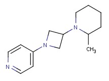4-[3-(2-methyl-1-piperidinyl)-1-azetidinyl]pyridine