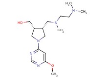 [(3R*,4R*)-4-{[[2-(dimethylamino)ethyl](methyl)amino]methyl}-1-(6-methoxy-4-pyrimidinyl)-3-pyrrolidinyl]methanol
