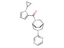 (1S*,5R*)-6-[(1-cyclopropyl-1H-pyrrol-2-yl)carbonyl]-3-(2-pyrazinyl)-3,6-diazabicyclo[3.2.2]nonane
