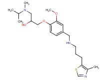 1-[isopropyl(methyl)amino]-3-[2-methoxy-4-({[3-(4-methyl-1,3-thiazol-5-yl)propyl]amino}methyl)phenoxy]-2-propanol