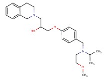1-(3,4-dihydro-2(1H)-isoquinolinyl)-3-(4-{[isopropyl(2-methoxyethyl)amino]methyl}phenoxy)-2-propanol