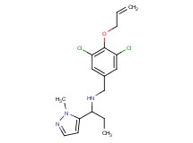 N-[4-(allyloxy)-3,5-dichlorobenzyl]-1-(1-methyl-1H-pyrazol-5-yl)propan-1-amine
