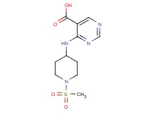4-{[1-(methylsulfonyl)piperidin-4-yl]amino}pyrimidine-5-carboxylic acid