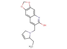 7-[(2-ethyl-2,5-dihydro-1H-pyrrol-1-yl)methyl][1,3]dioxolo[4,5-g]quinolin-6-ol
