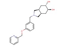 (3aR*,5S*,6S*,7aS*)-2-[3-(2-pyridinylmethoxy)benzyl]octahydro-1H-isoindole-5,6-diol