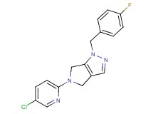 5-(5-chloropyridin-2-yl)-1-(4-fluorobenzyl)-1,4,5,6-tetrahydropyrrolo[3,4-c]pyrazole