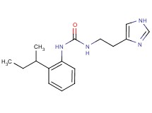 N-(2-sec-butylphenyl)-N'-[2-(1H-imidazol-4-yl)ethyl]urea