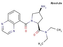 (2S,4S)-4-amino-N,N-diethyl-1-(quinoxalin-5-ylcarbonyl)pyrrolidine-2-carboxamide