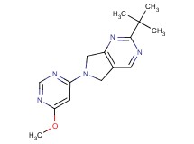 2-tert-butyl-6-(6-methoxypyrimidin-4-yl)-6,7-dihydro-5H-pyrrolo[3,4-d]pyrimidine