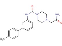 4-(2-amino-2-oxoethyl)-N-(4'-methylbiphenyl-3-yl)piperazine-1-carboxamide