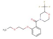 4-[2-(2-ethoxyethoxy)benzoyl]-2-(trifluoromethyl)morpholine