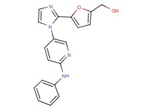 {5-[1-(6-anilinopyridin-3-yl)-1H-imidazol-2-yl]-2-furyl}methanol