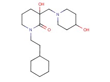 1-(2-cyclohexylethyl)-3-hydroxy-3-[(4-hydroxy-1-piperidinyl)methyl]-2-piperidinone