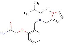 2-(2-{[(1,2-dimethylpropyl)(2-furylmethyl)amino]methyl}phenoxy)acetamide
