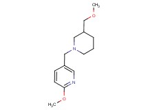 2-methoxy-5-{[3-(methoxymethyl)piperidin-1-yl]methyl}pyridine