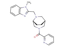 1-methyl-2-{[(1R*,5R*)-3-(pyridin-2-ylcarbonyl)-3,6-diazabicyclo[3.2.2]non-6-yl]methyl}-1H-benzimidazole