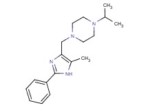 1-isopropyl-4-[(5-methyl-2-phenyl-1H-imidazol-4-yl)methyl]piperazine bis(trifluoroacetate)