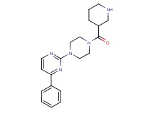 4-phenyl-2-[4-(3-piperidinylcarbonyl)-1-piperazinyl]pyrimidine dihydrochloride