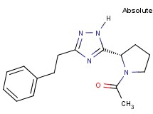 5-[(2S)-1-acetylpyrrolidin-2-yl]-3-(2-phenylethyl)-1H-1,2,4-triazole
