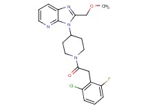 3-{1-[(2-chloro-6-fluorophenyl)acetyl]-4-piperidinyl}-2-(methoxymethyl)-3H-imidazo[4,5-b]pyridine