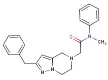2-(2-benzyl-6,7-dihydropyrazolo[1,5-a]pyrazin-5(4H)-yl)-N-methyl-N-phenylacetamide