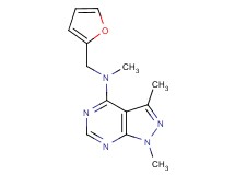 N-(2-furylmethyl)-N,1,3-trimethyl-1H-pyrazolo[3,4-d]pyrimidin-4-amine